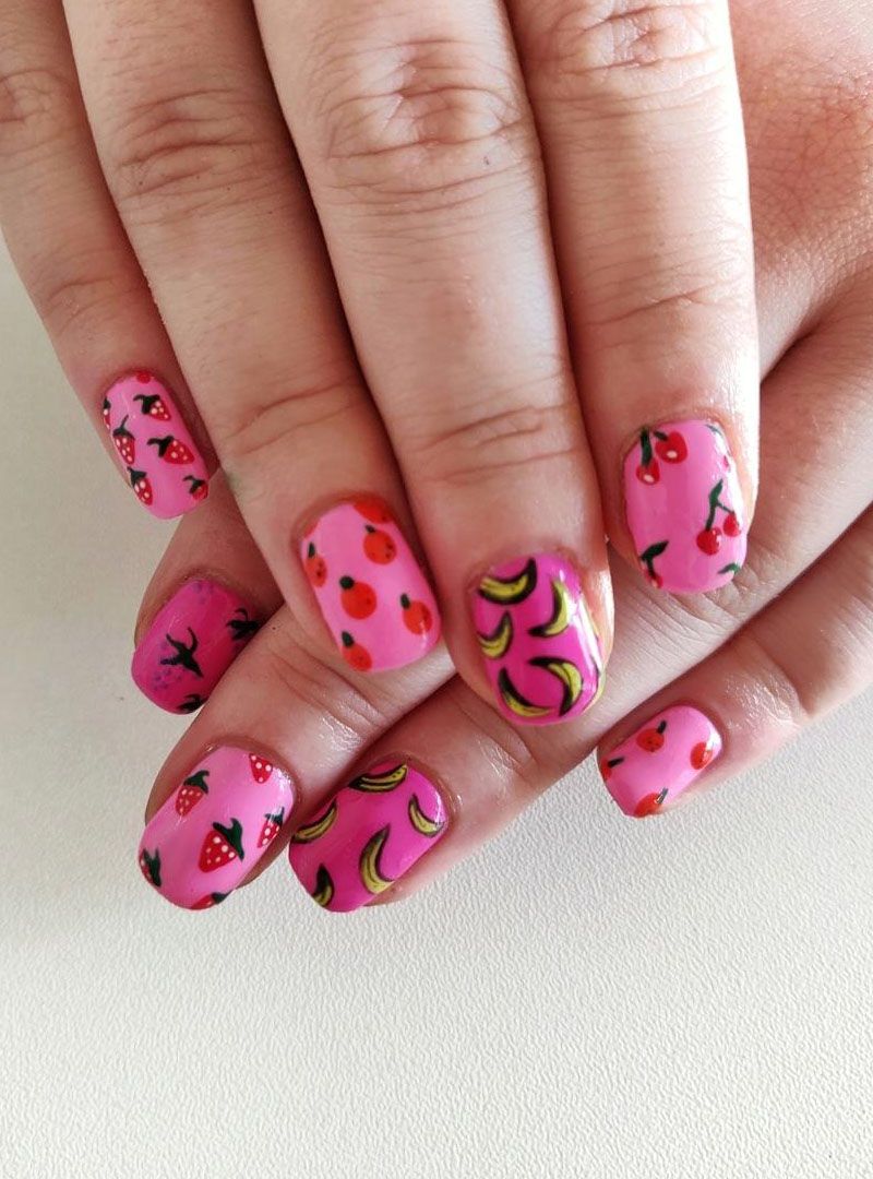 30 Stylish Banana Nail Art Designs You Can Copy