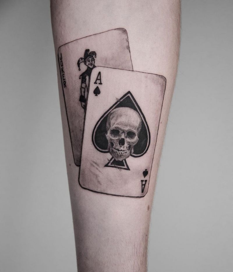 30 Pretty Playing Card Tattoos You Need to Copy