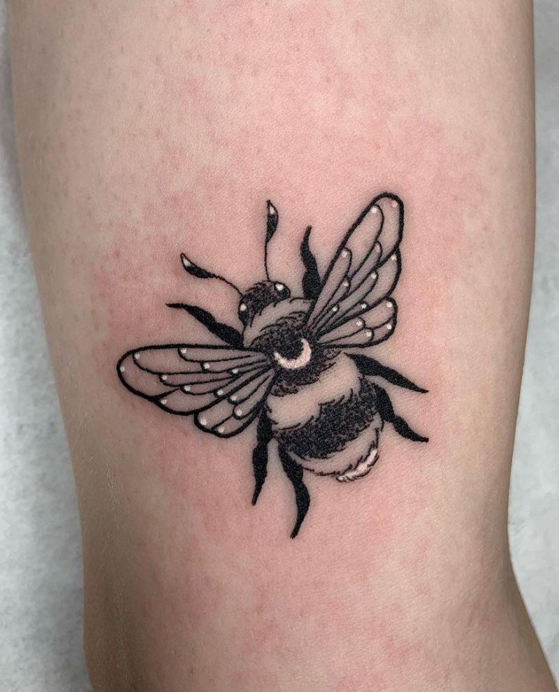 30 Pretty Bumble Bee Tattoos You Can Copy