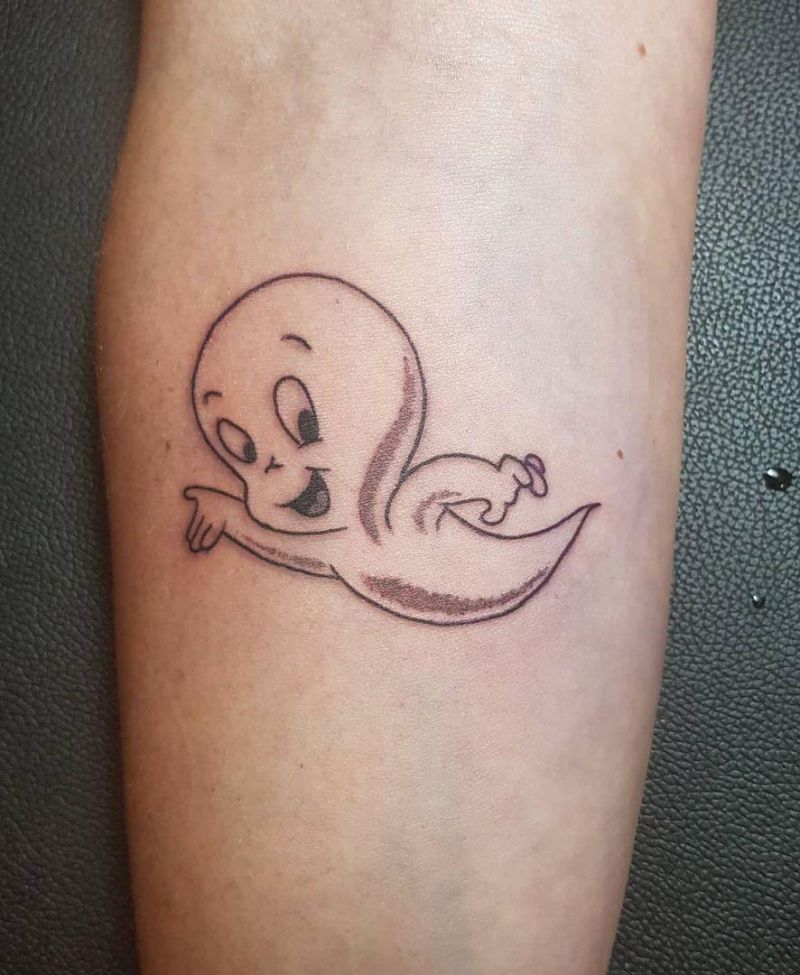 30 Cute Casper Tattoos You Must Love