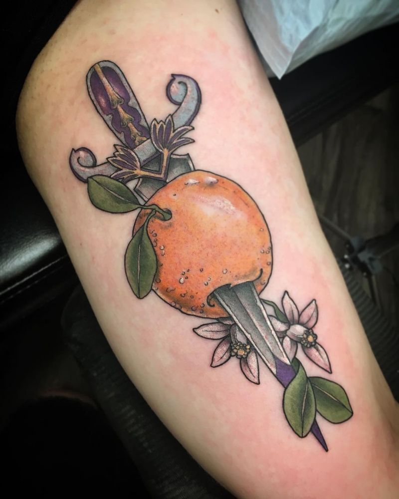 30 Pretty Orange Blossom Tattoos You Can Copy