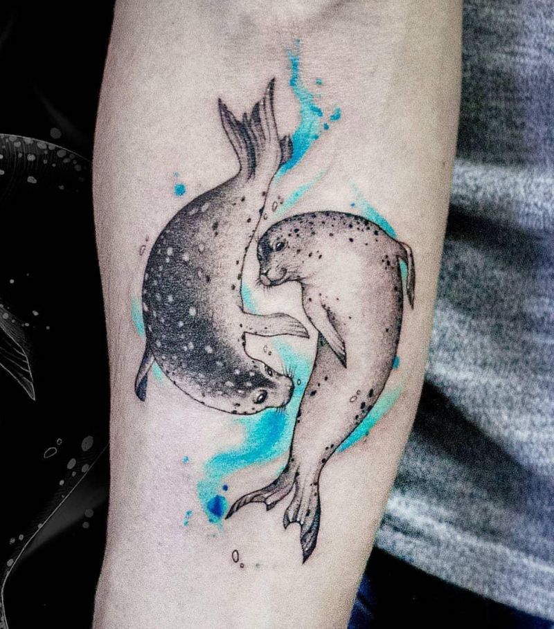 30 Pretty Seal Tattoos You Need to Copy