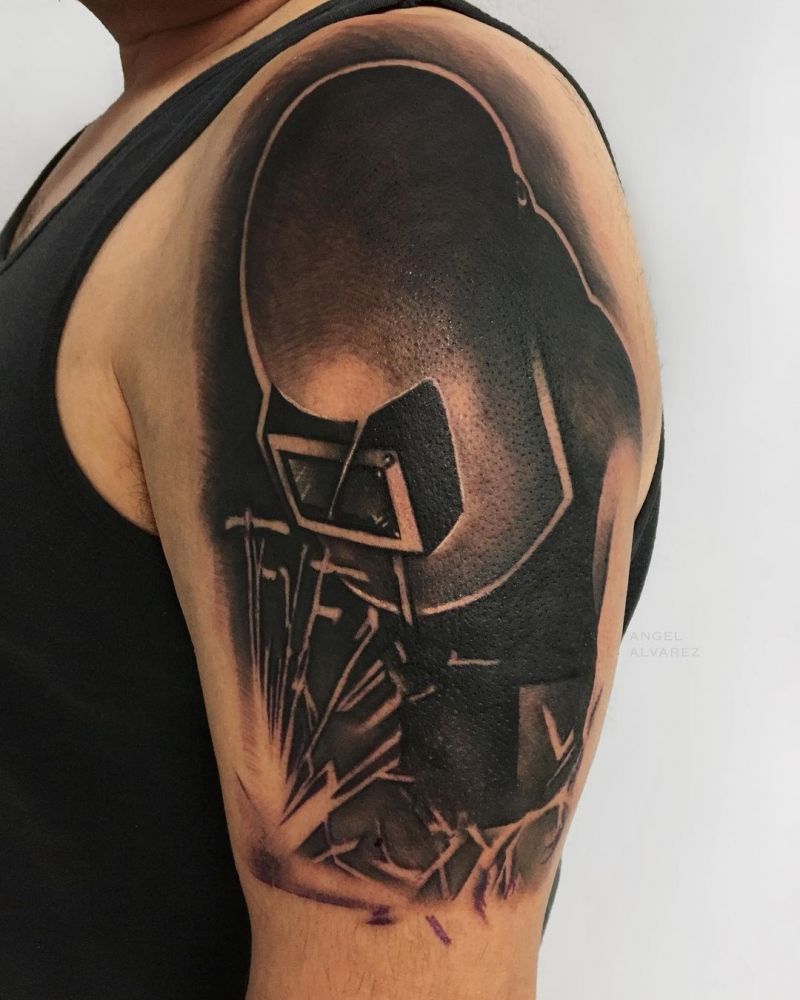 30 Pretty Welding Tattoos For Inspiration