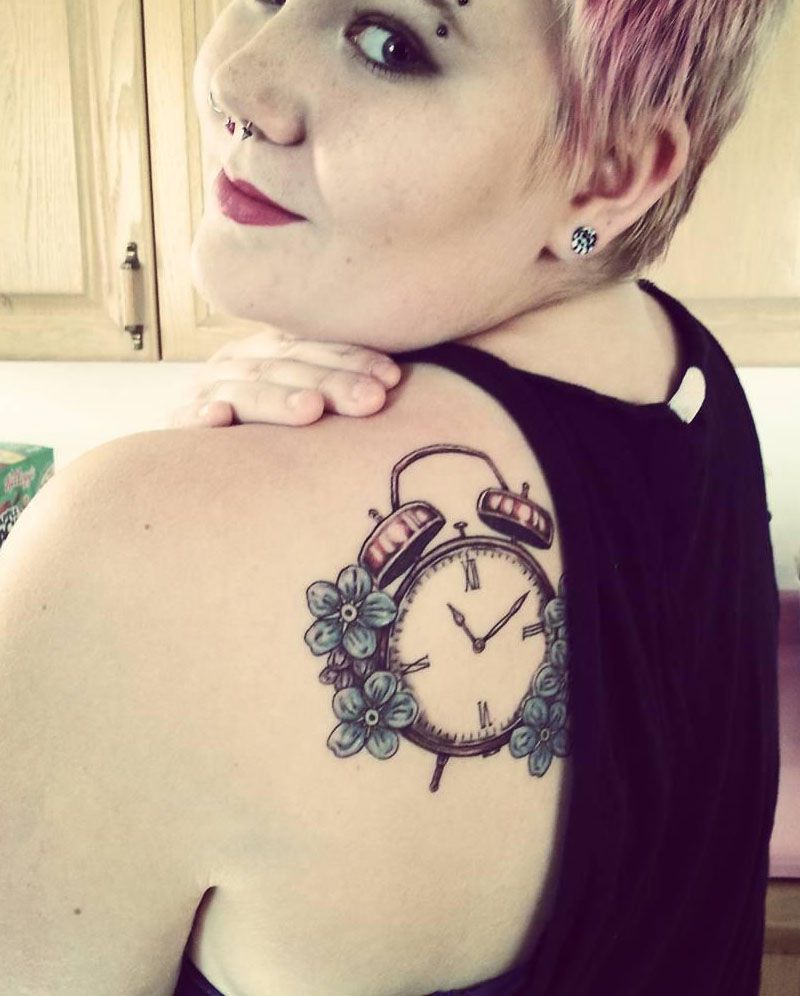 21 Perfect Alarm Clock Tattoos to Inspire You