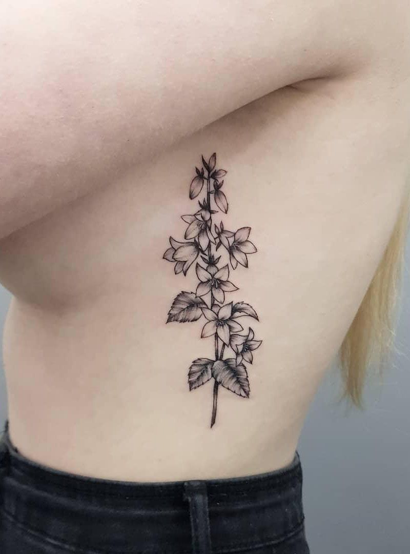 30 Great Bellflower Tattoos to Inspire You