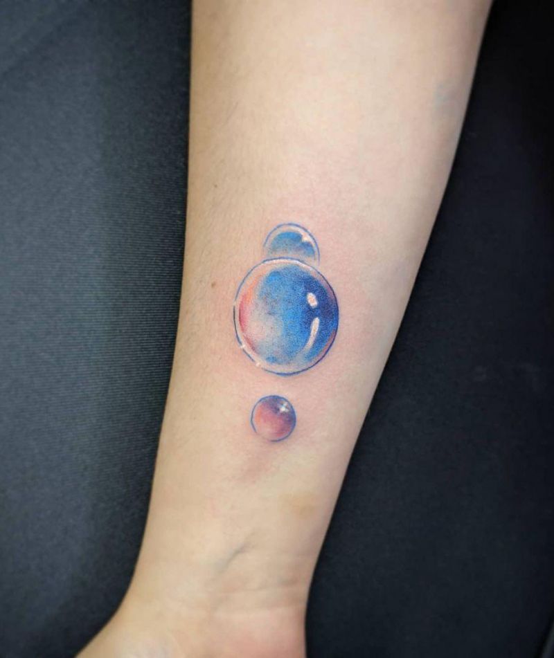 30 Pretty Bubble Tattoos You Will Love