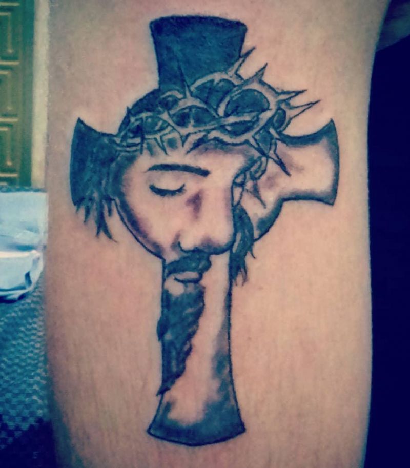 30 Perfect Jesus Cross Tattoos You Must Try