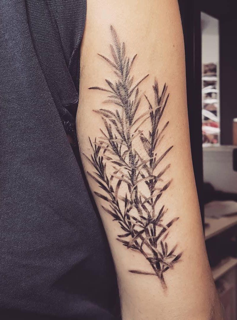 30 Gorgeous Rosemary Tattoos You Can Copy