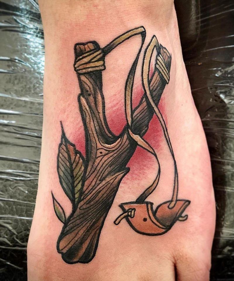 30 Perfect Slingshot Tattoos You Can Copy