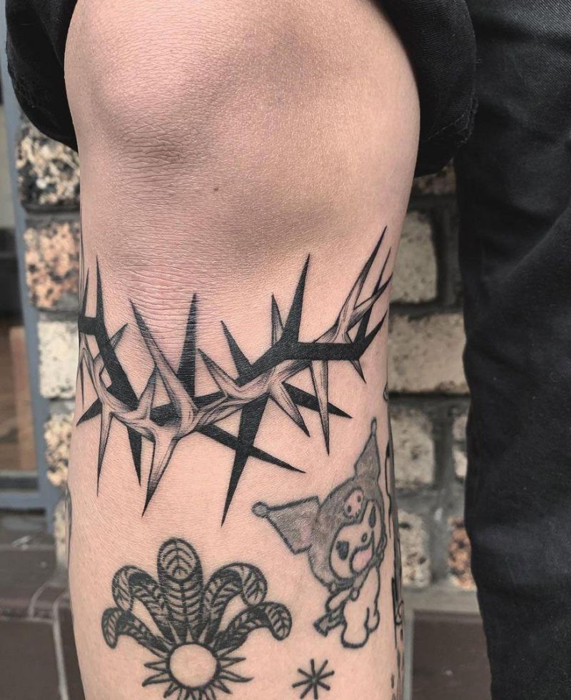 30 Pretty Thorn Tattoos You Need to Copy