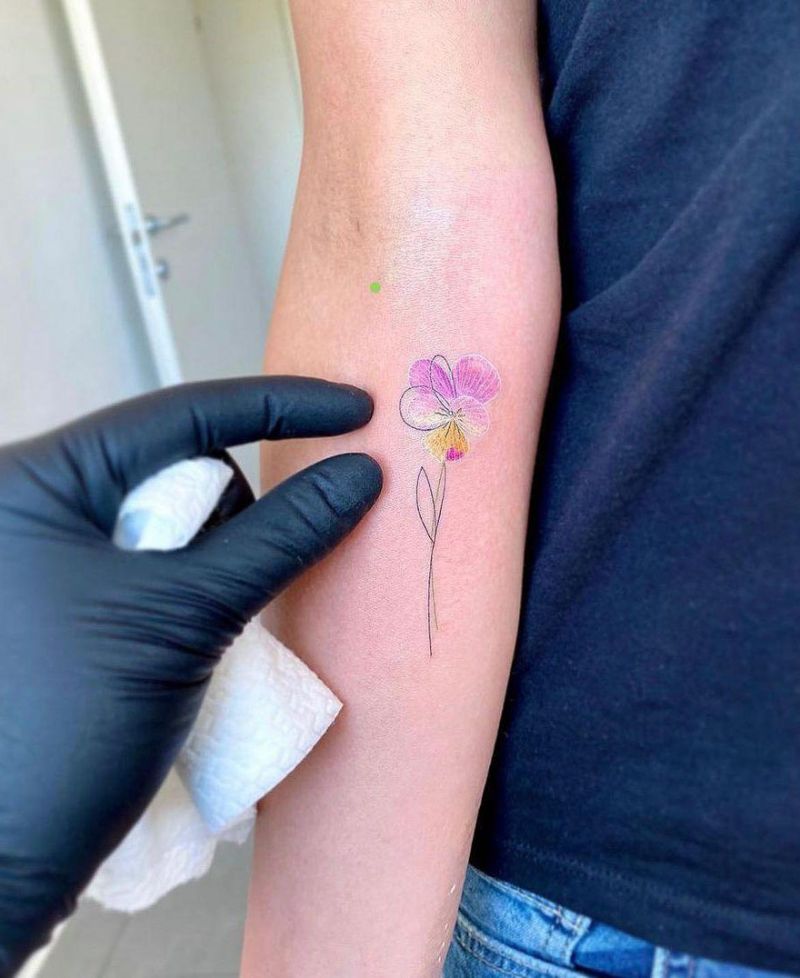 30 Pretty Violet Tattoos You Need to Copy