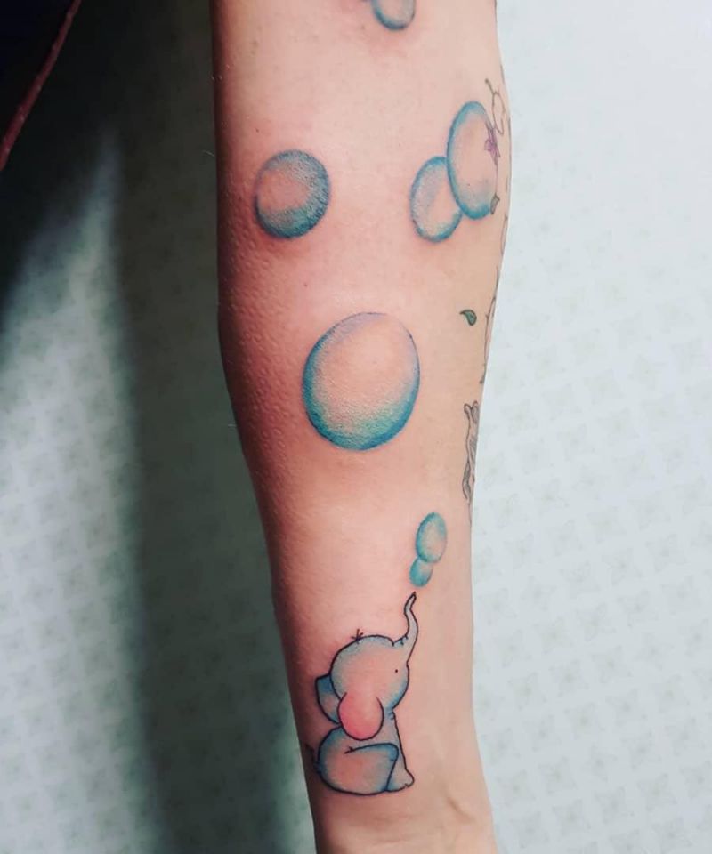 30 Pretty Bubble Tattoos You Will Love