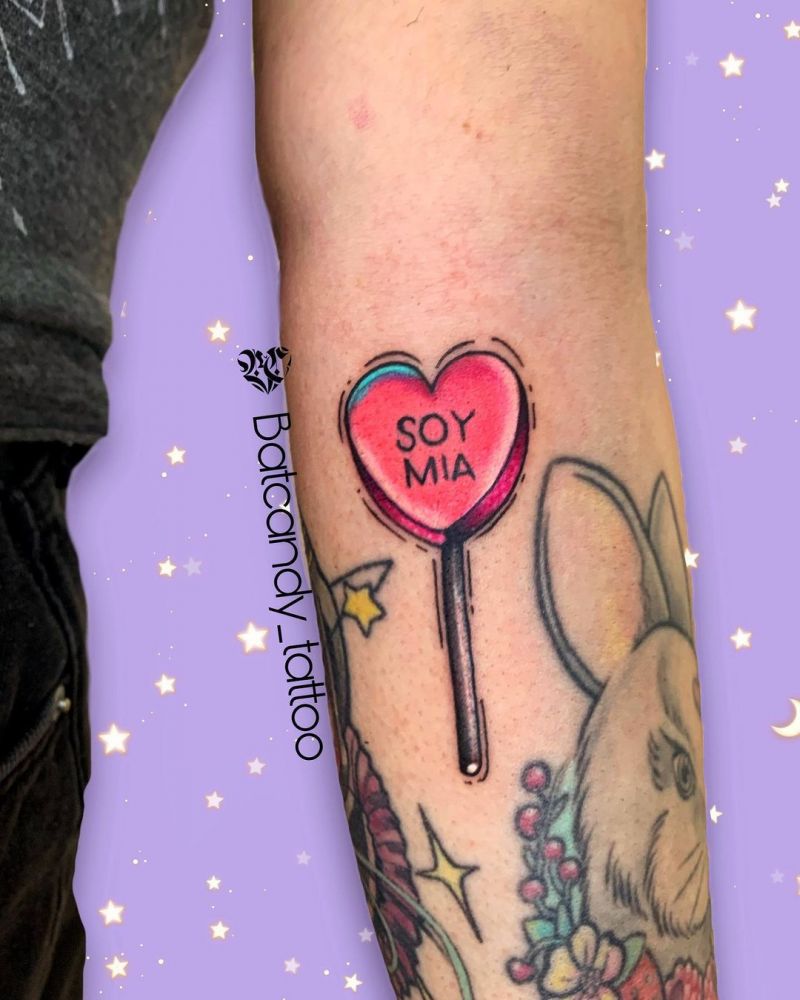 30 Pretty Lollipop Tattoos You Will Love