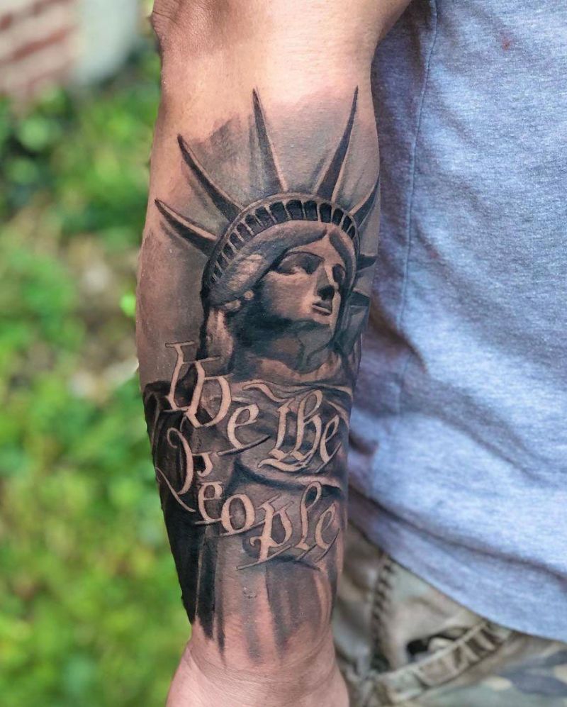 30 Pretty Patriotic Tattoos You Can Copy