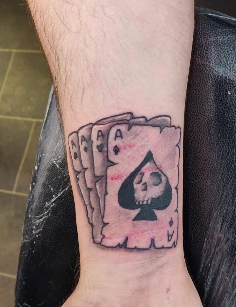 30 Pretty Playing Card Tattoos You Need to Copy