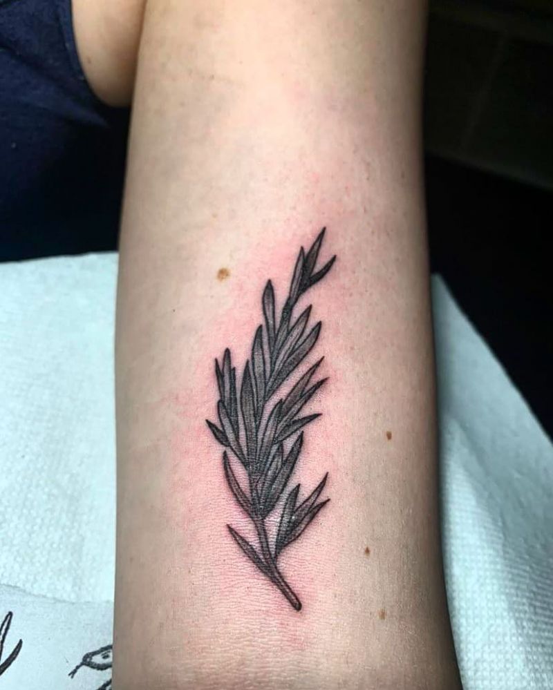 30 Gorgeous Rosemary Tattoos You Can Copy