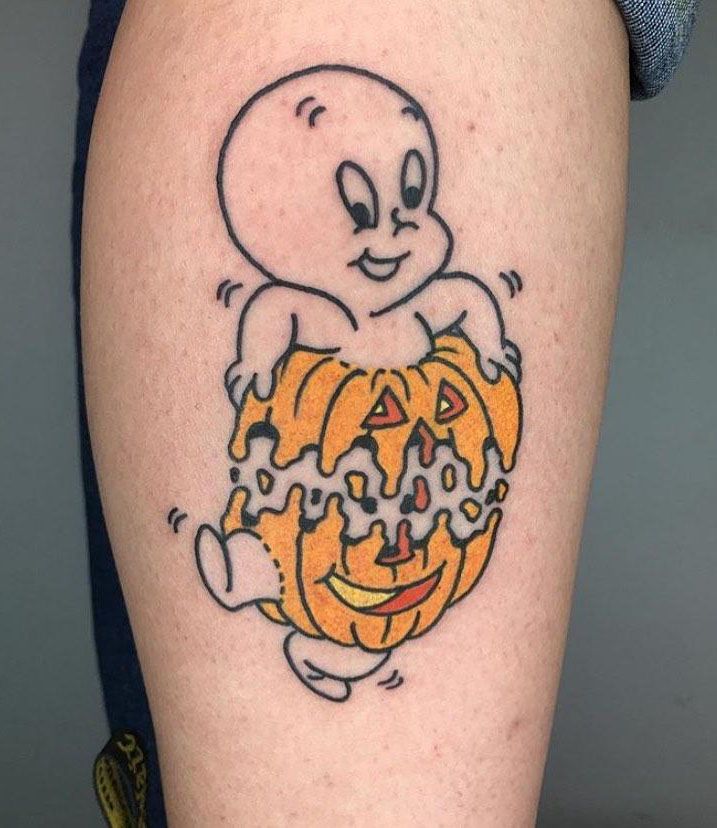 30 Cute Casper Tattoos You Must Love