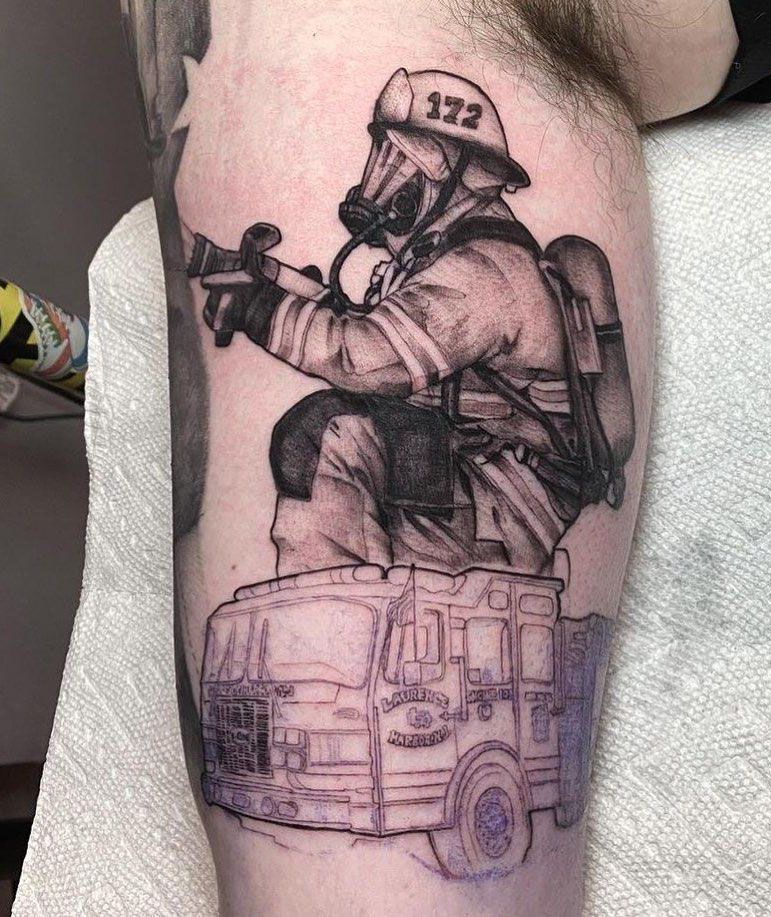 30 Pretty Firefighter Tattoos You Must Love