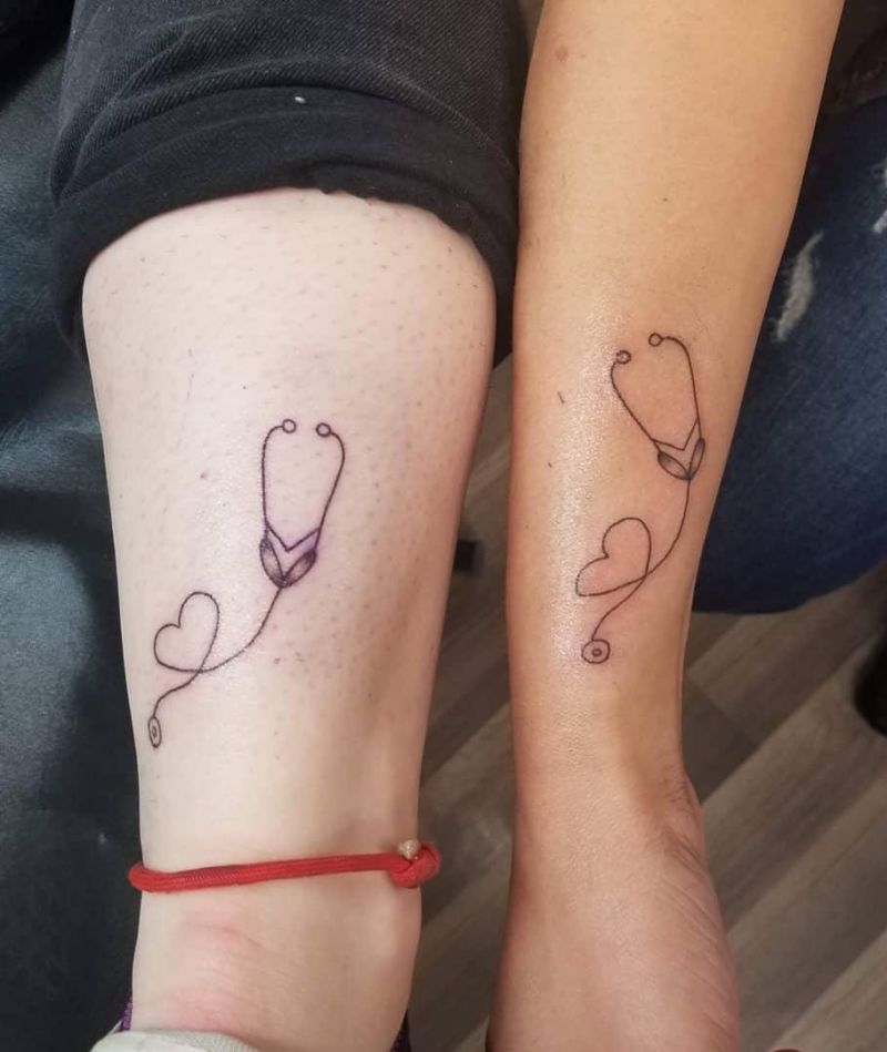 30 Pretty Stethoscope Tattoos You Can Copy