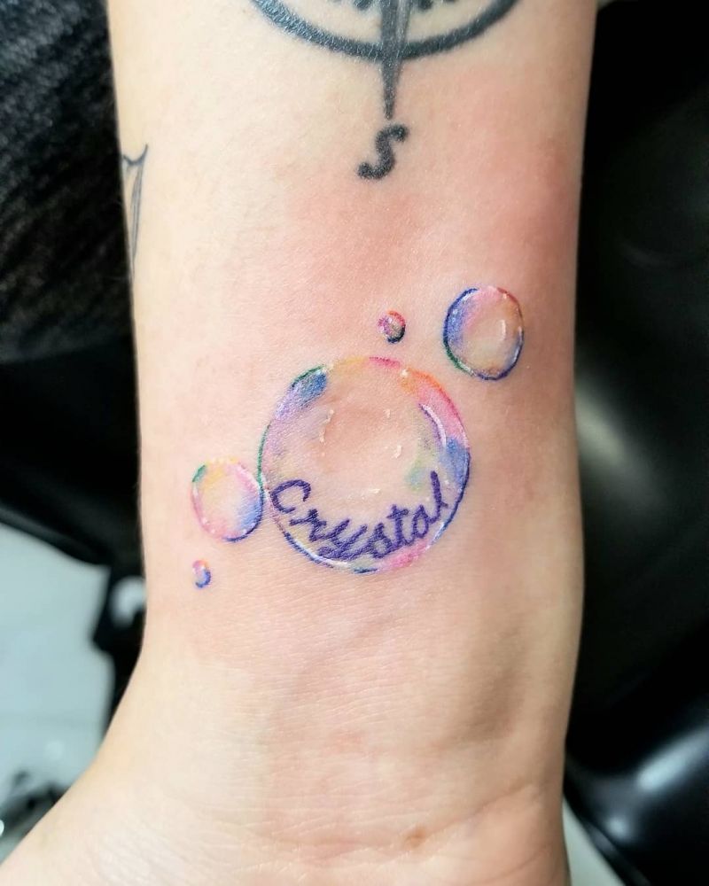 30 Pretty Bubble Tattoos You Will Love