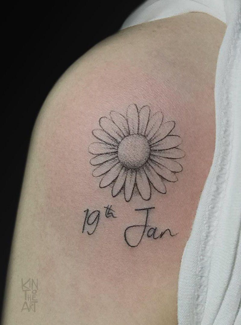 30 Pretty Daisy Tattoos You Will Love