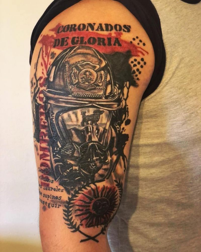 30 Pretty Firefighter Tattoos You Must Love