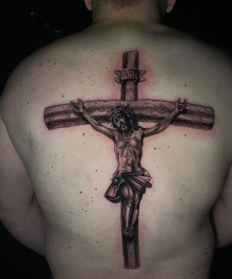 30 Perfect Jesus Cross Tattoos You Must Try