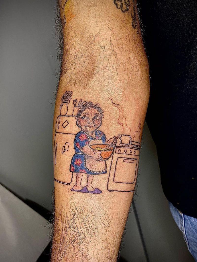 30 Perfect Kitchen Tattoos Make You Attractive