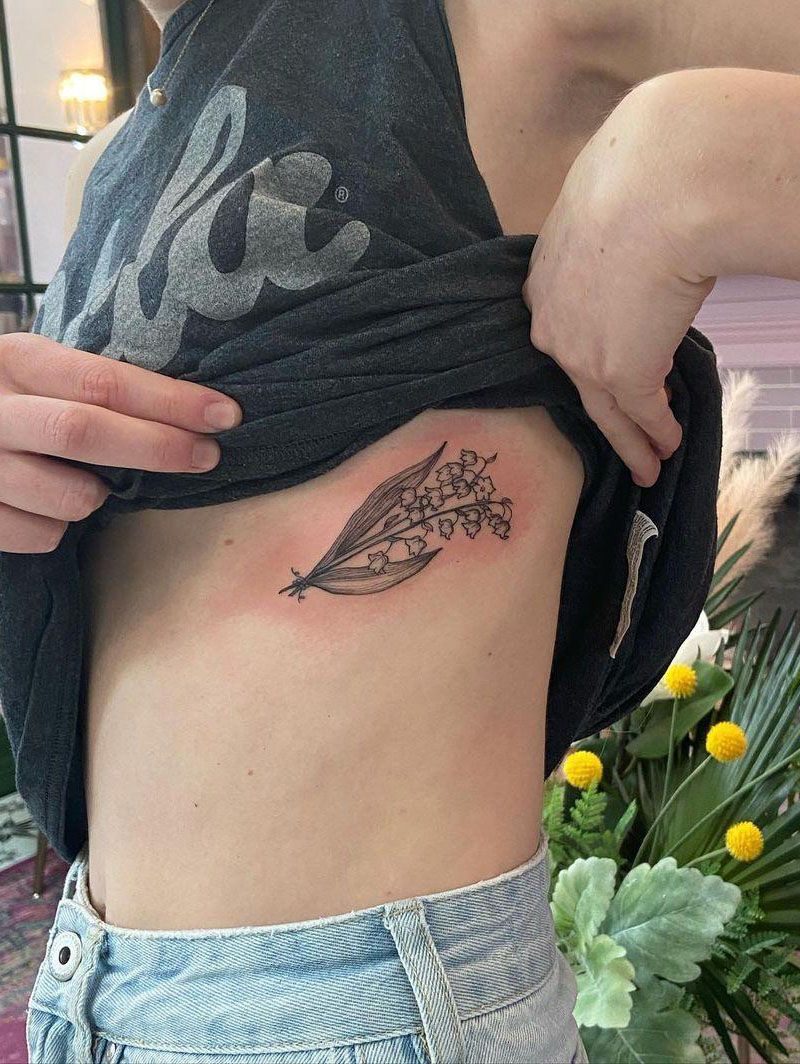 30 Pretty Lily of the Valley Tattoos to Inspire You