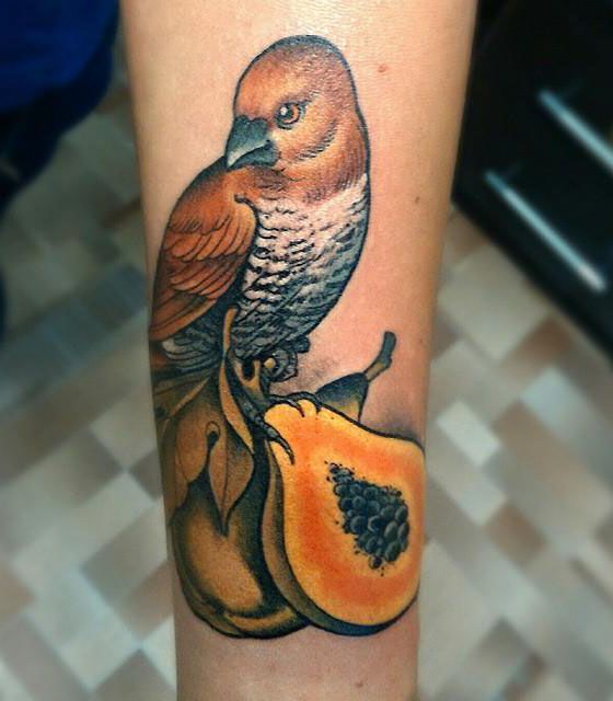 30 Perfect Papaya Tattoos to Inspire You