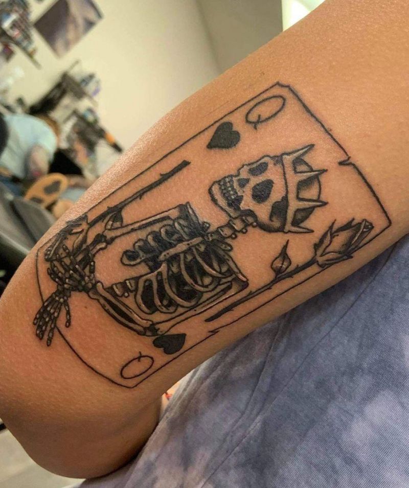 30 Pretty Playing Card Tattoos You Need to Copy