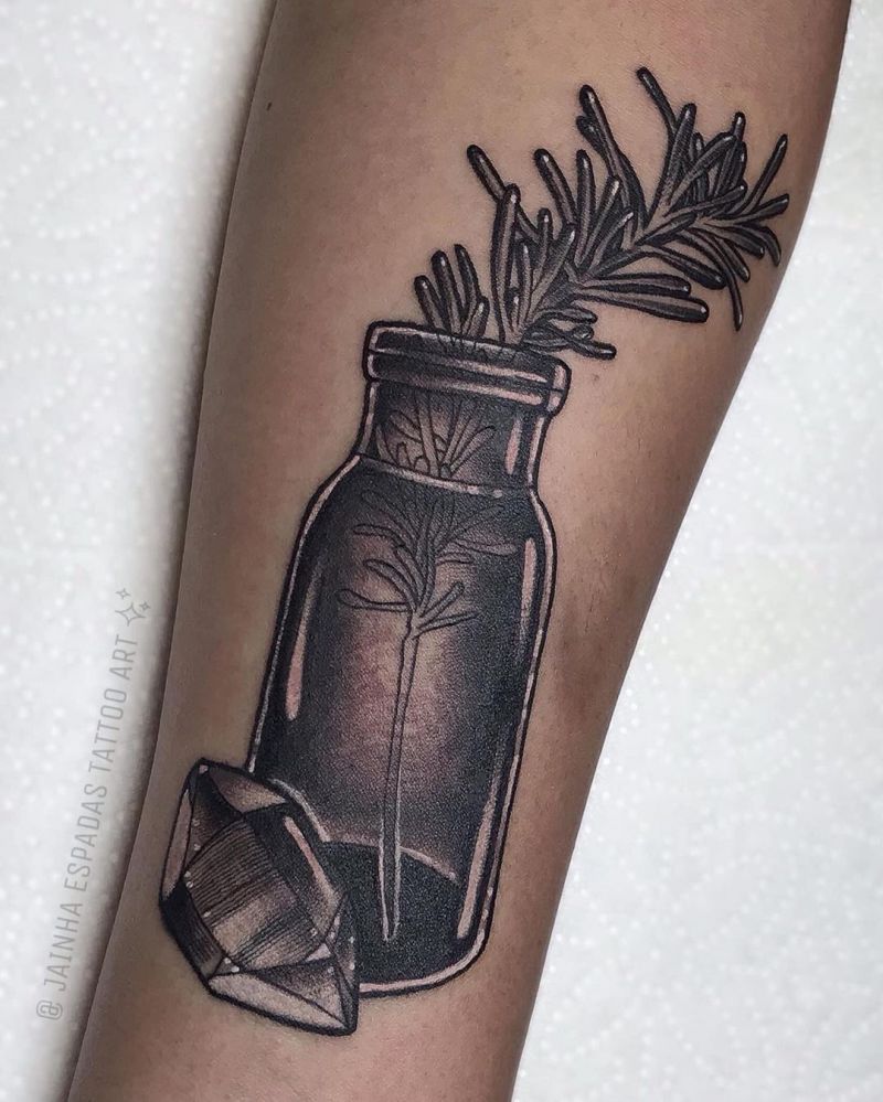 30 Gorgeous Rosemary Tattoos You Can Copy