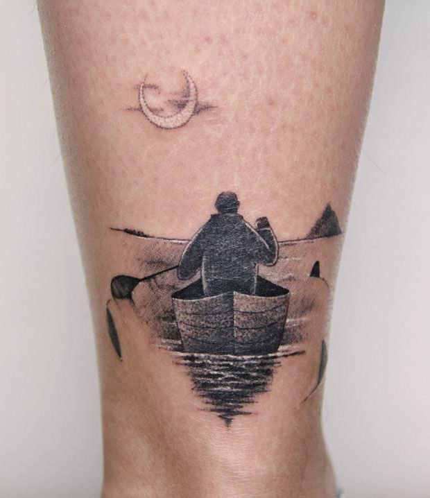 11 Pretty Rowing Tattoos You Will Love