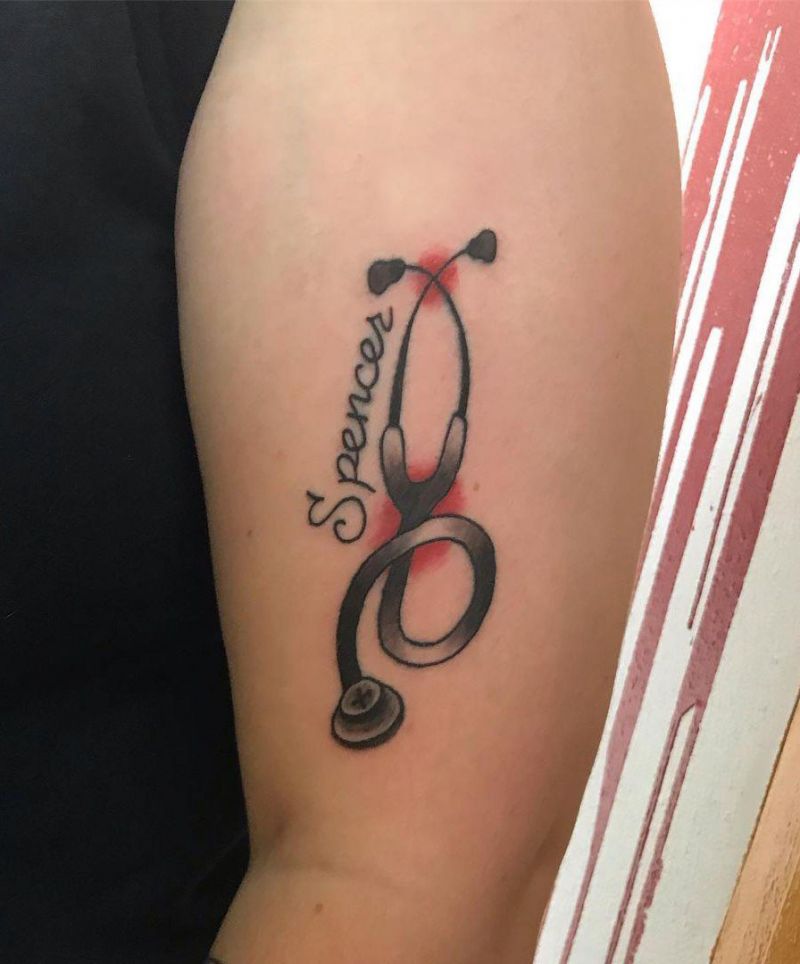 30 Pretty Stethoscope Tattoos You Can Copy