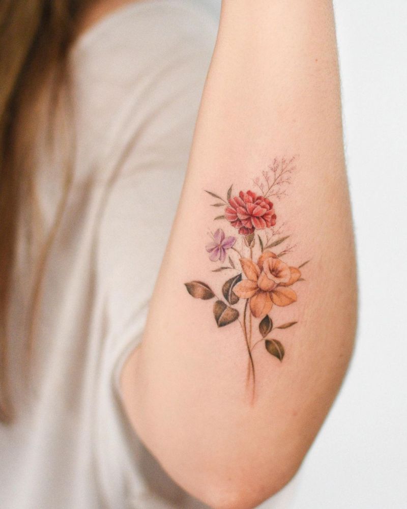 30 Pretty Violet Tattoos You Need to Copy