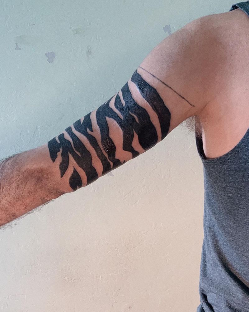 15 Great Zebra Print Tattoos You Must Love