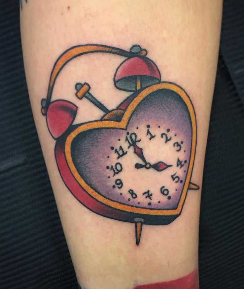 21 Perfect Alarm Clock Tattoos to Inspire You