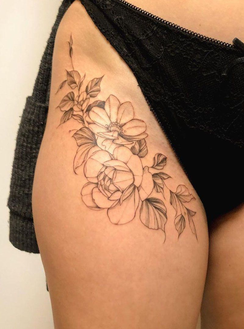 30 Pretty Anemone Tattoos You Must Try