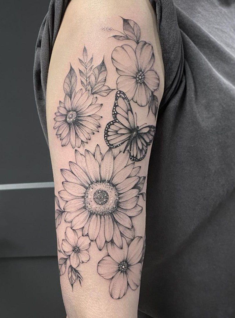 30 Pretty Daisy Tattoos You Will Love