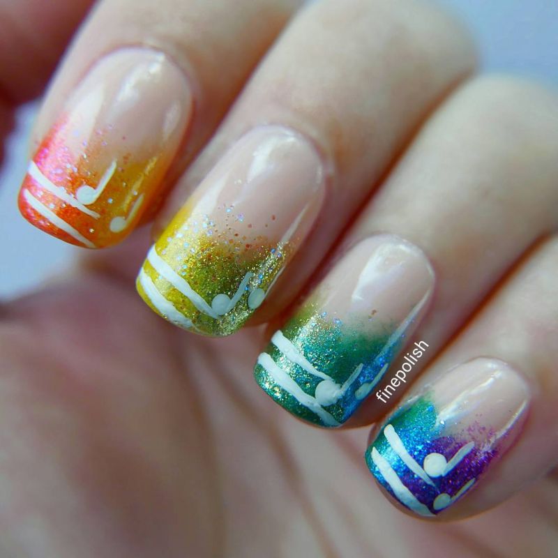 30 Gorgeous Music Nail Art Designs You Must Love