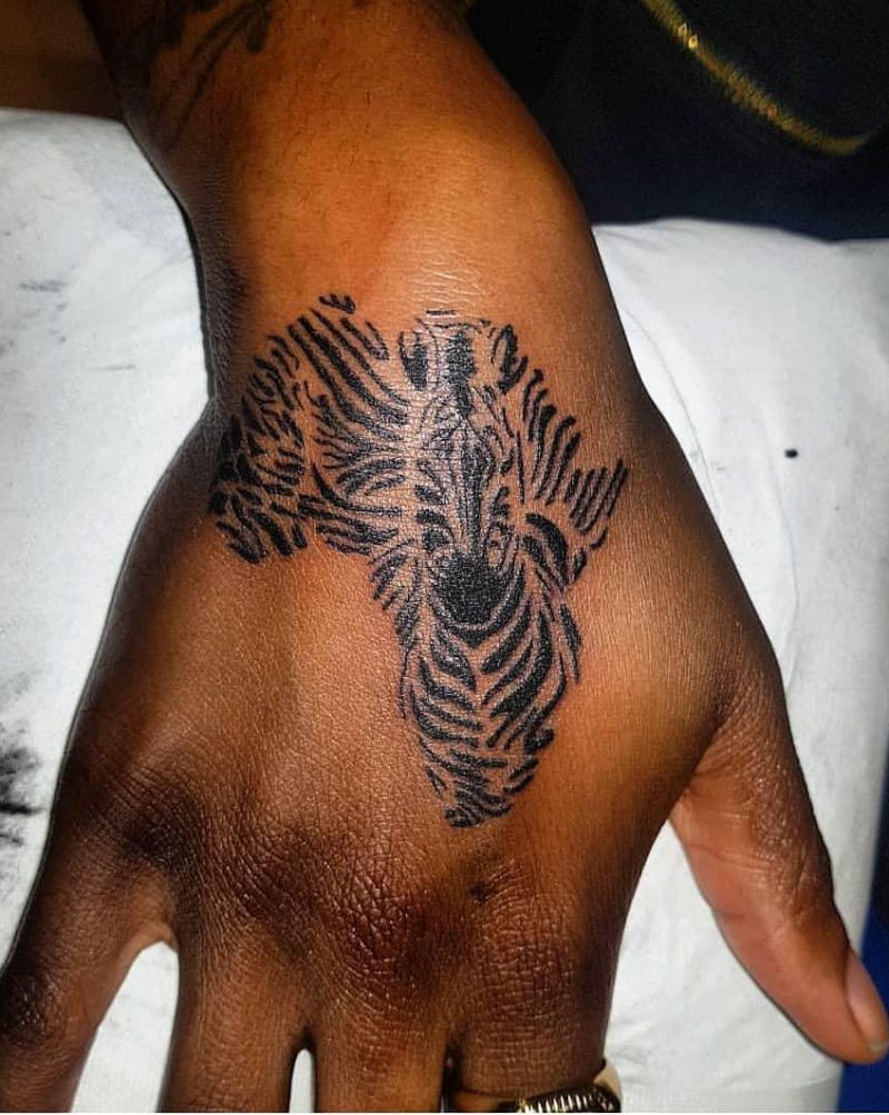 15 Great Zebra Print Tattoos You Must Love