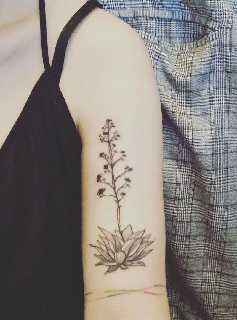 30 Pretty Agave Tattoos Make You Attractive