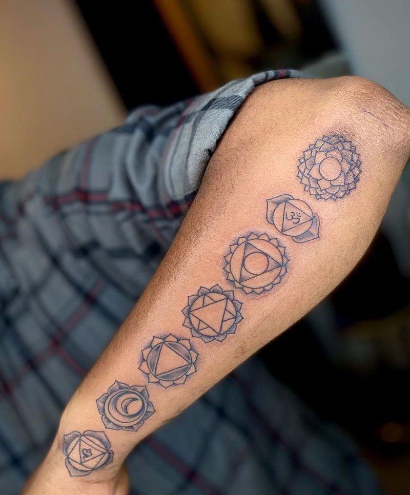 30 Pretty Chakra Tattoos You Need to Copy