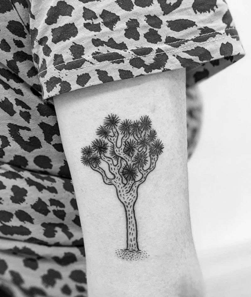 30 Pretty Joshua Tree Tattoos You Must Love