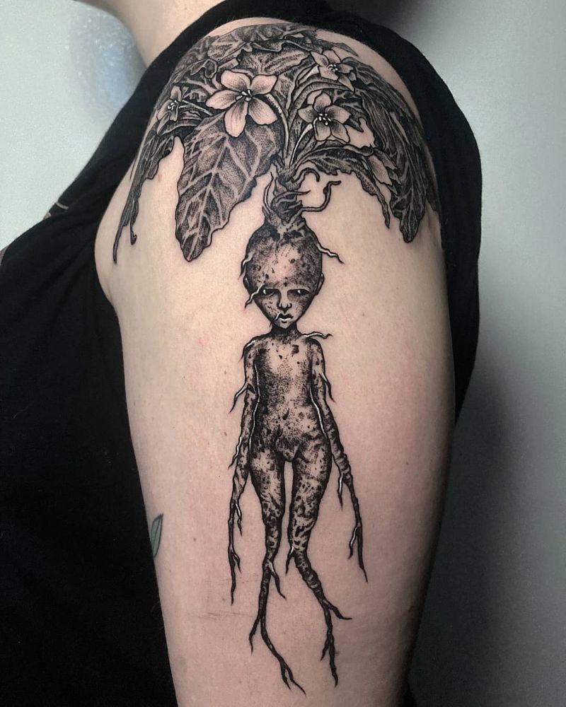 30 Pretty Mandrake Tattoos You Will Love