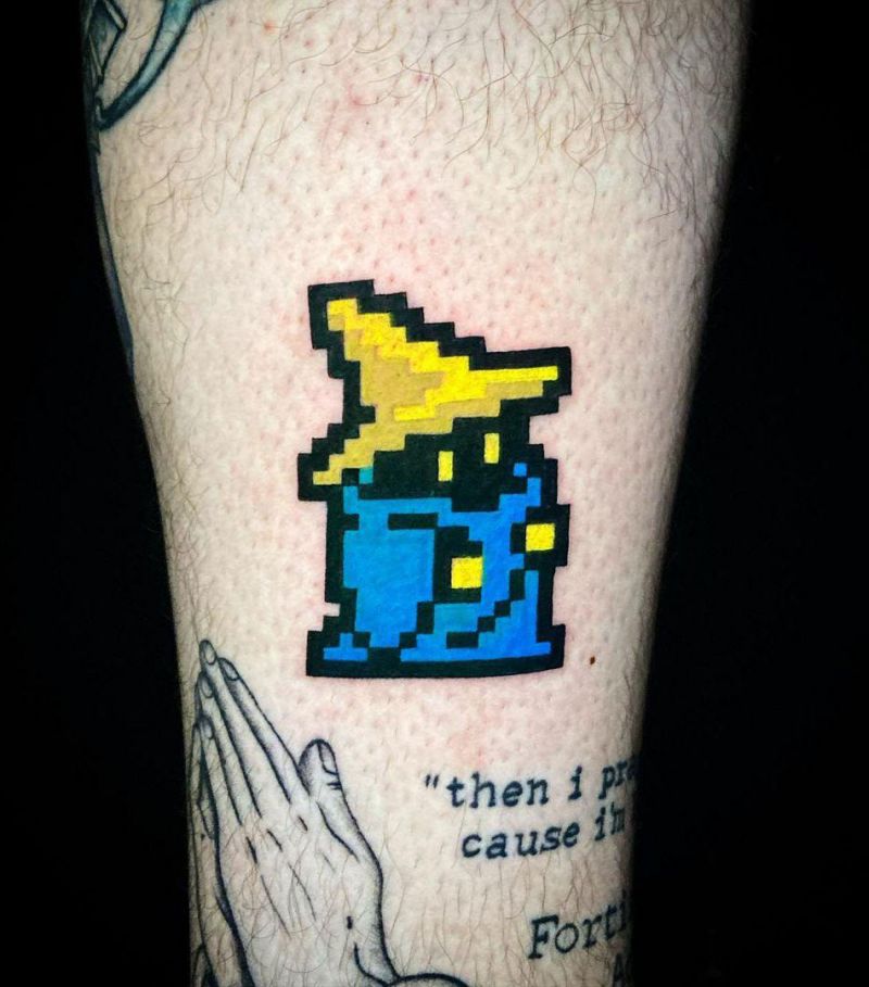 30 Pretty Pixel Tattoos You Need to Copy