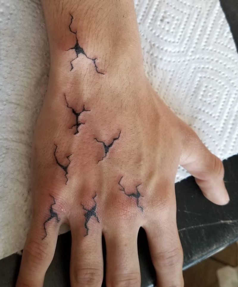 30 Unique Crack Tattoos to Inspire You