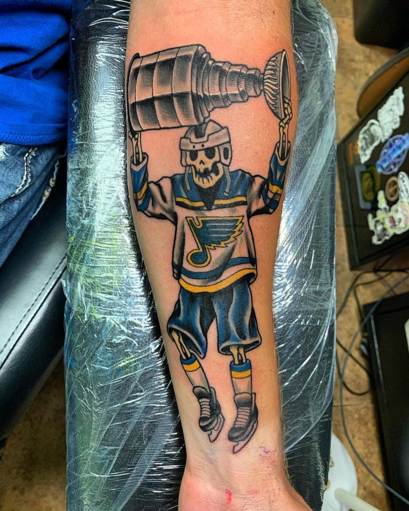 30 Unique Hockey Tattoos You Must Love