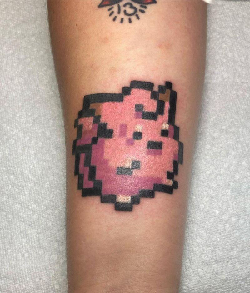 30 Pretty Pixel Tattoos You Need to Copy