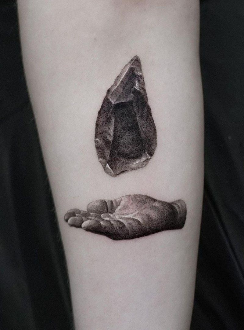 30 Elegant Stone Tattoos for Your Inspiration